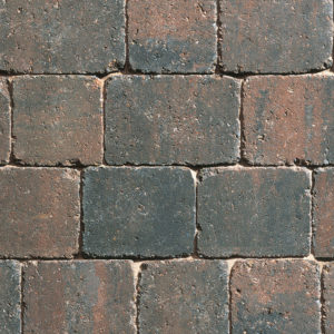 rustic gold paving close up